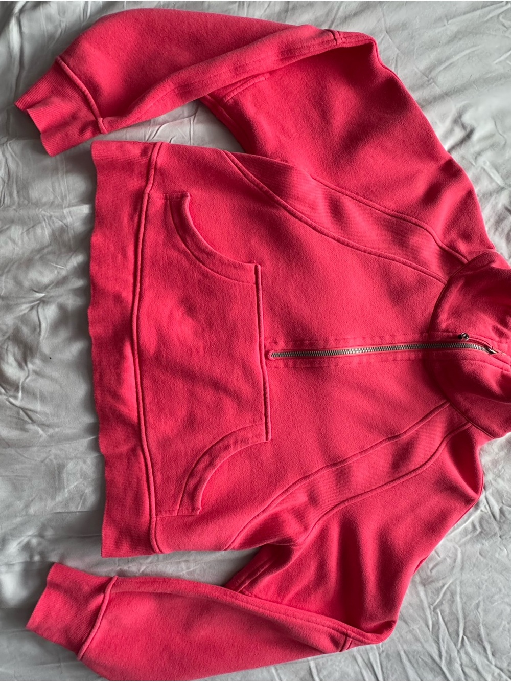 Lululemon Scuba Oversized Funnel-Neck Half Zip (Pink) - size XS/S